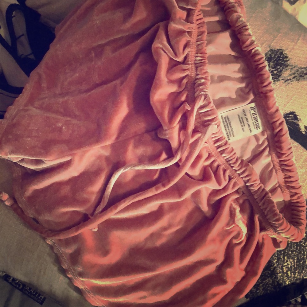 Stretch pajama pink shorts